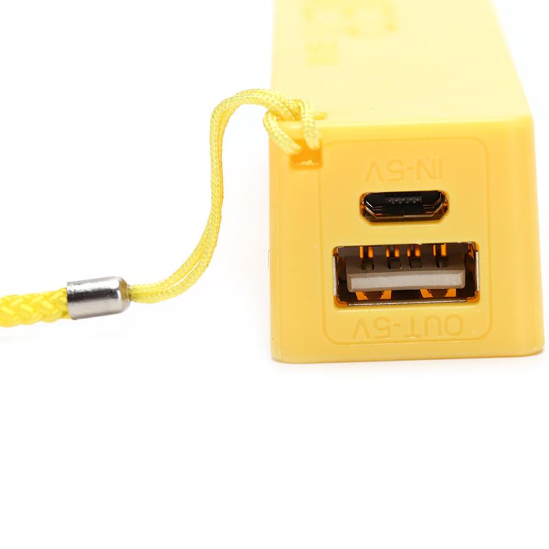 1Pc Portable Power Bank Backup Battery Charger Storage Box Case Without Battery
