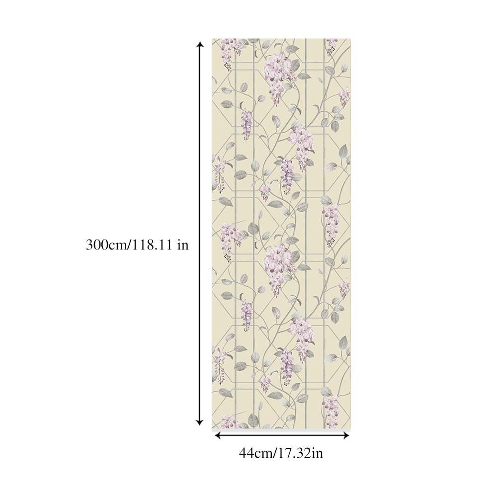 

Свежие Розовые Цветочные И Листья Виниловые Обои Шикарные Самоклеящиеся Декор Стен Гостиной Водонепроницаемая Наклейка на Шкаф для Гостиной 44cmx300cm