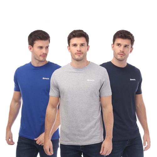 BENCH Men's Beau T-Shirt (Pack of 3)