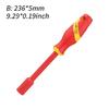 Professional Insulated Socket Wrench 1000V Safety Electrical Work Hexagonal Socket Screwdriver Tool For Electrician