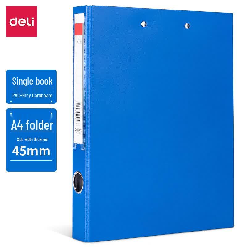 Deli 5456 A4 Cardboard Double Clip File Folder A4