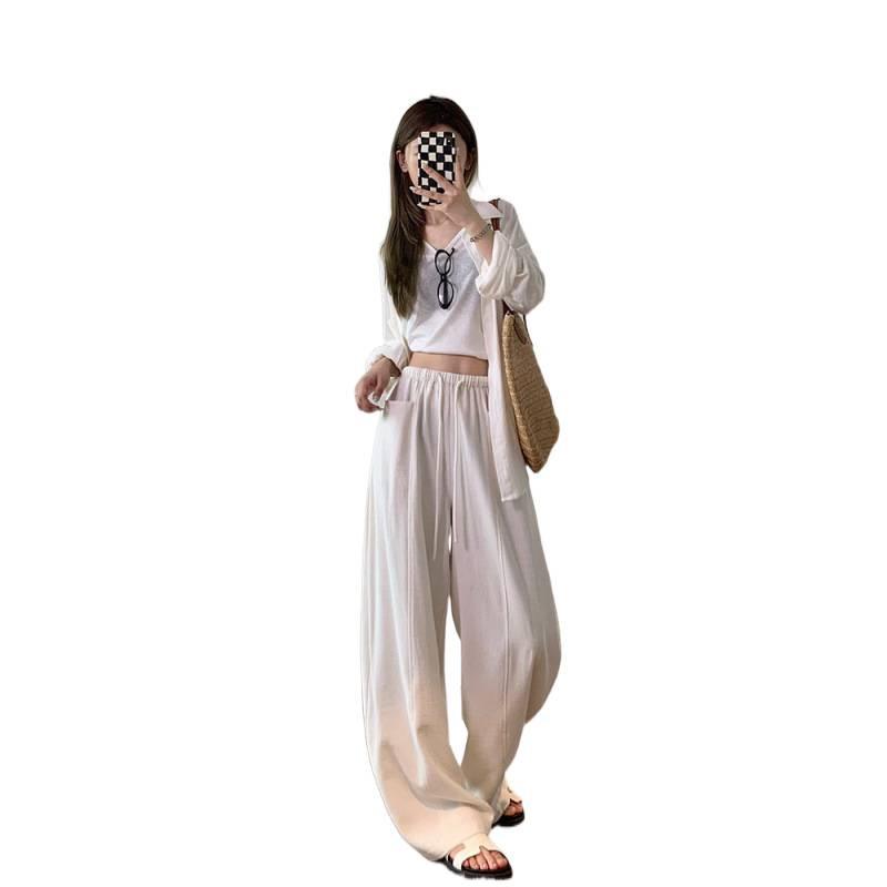 Women's High-Waisted Wide-Leg Banana Pants - Summer 2026 Collection