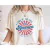 Comfort Colors Retro American Shirt, Beautiful America, July 4th Shirt, July 4th, Neutral Pattern T-shirt