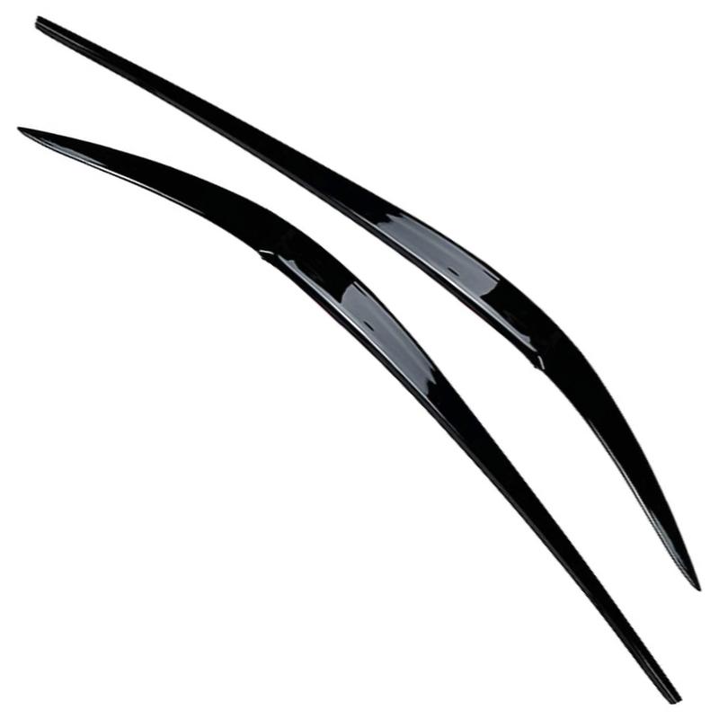 2Pcs Car Headlight Head Lamp Eyebrow Headlight Cover Trim Sticker for BMW 3 Series G20 G28 320i 330i Sedan   -