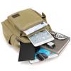 Brusttasche mit großem Fassungsvermögen Herren Mehrschichtige Canvas-Umhängetasche Multifunktionaler kleiner Rucksack