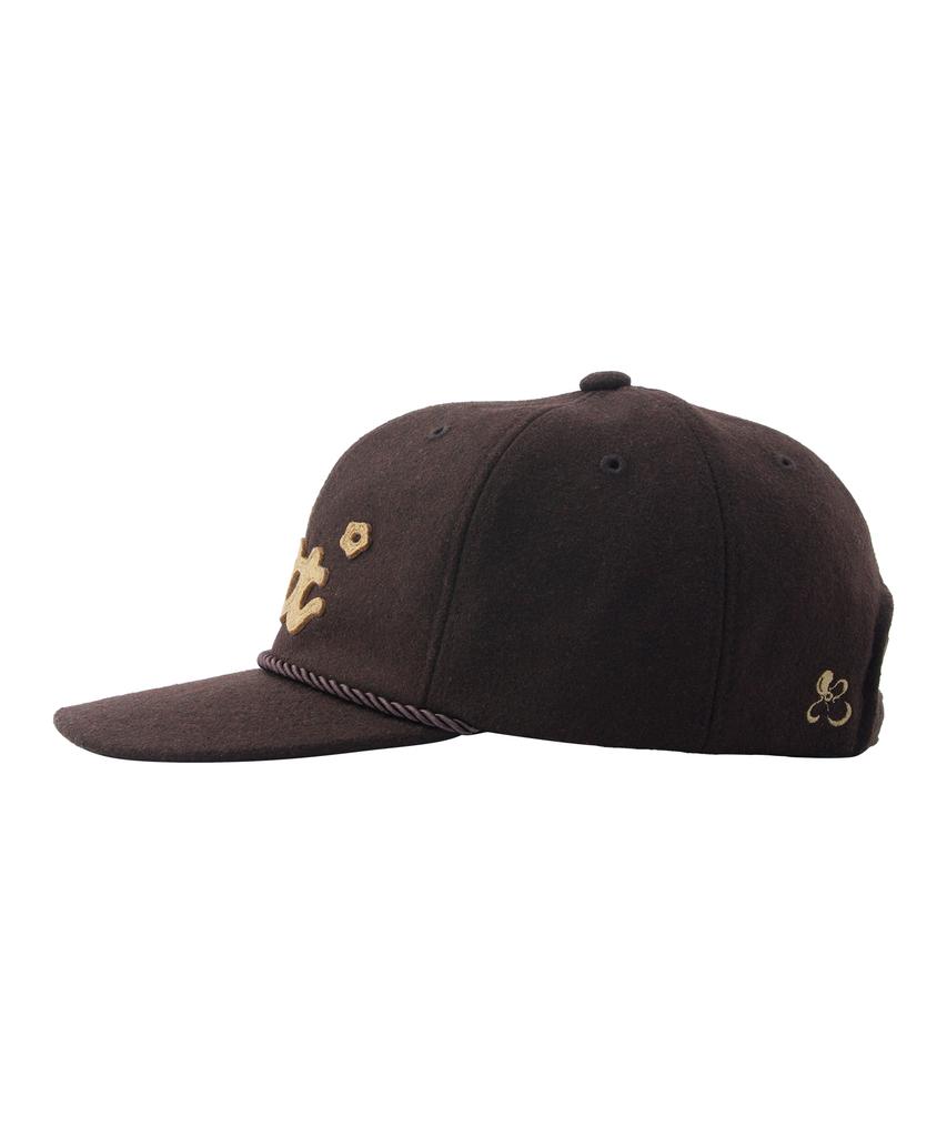 Kkotte Ctt Melton Wool Rope Cap (Brown)