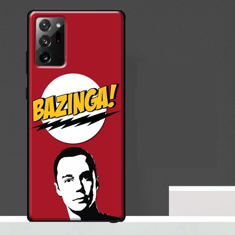 Bazinga The Big Bang Theory TV Case For Samsung Galaxy S23 S24 S25 Ultra S9 S10 S20 S21 S22 Plus S23 FE S25 FE Phone Cover