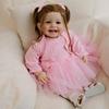 50cm Realistic Happy Smiling Face Reborn Girl Dolls Mila Soft Touch Cotton Stuffed Cloth Body Alive Baby Doll Cute High-color Painting Newborn Dolls