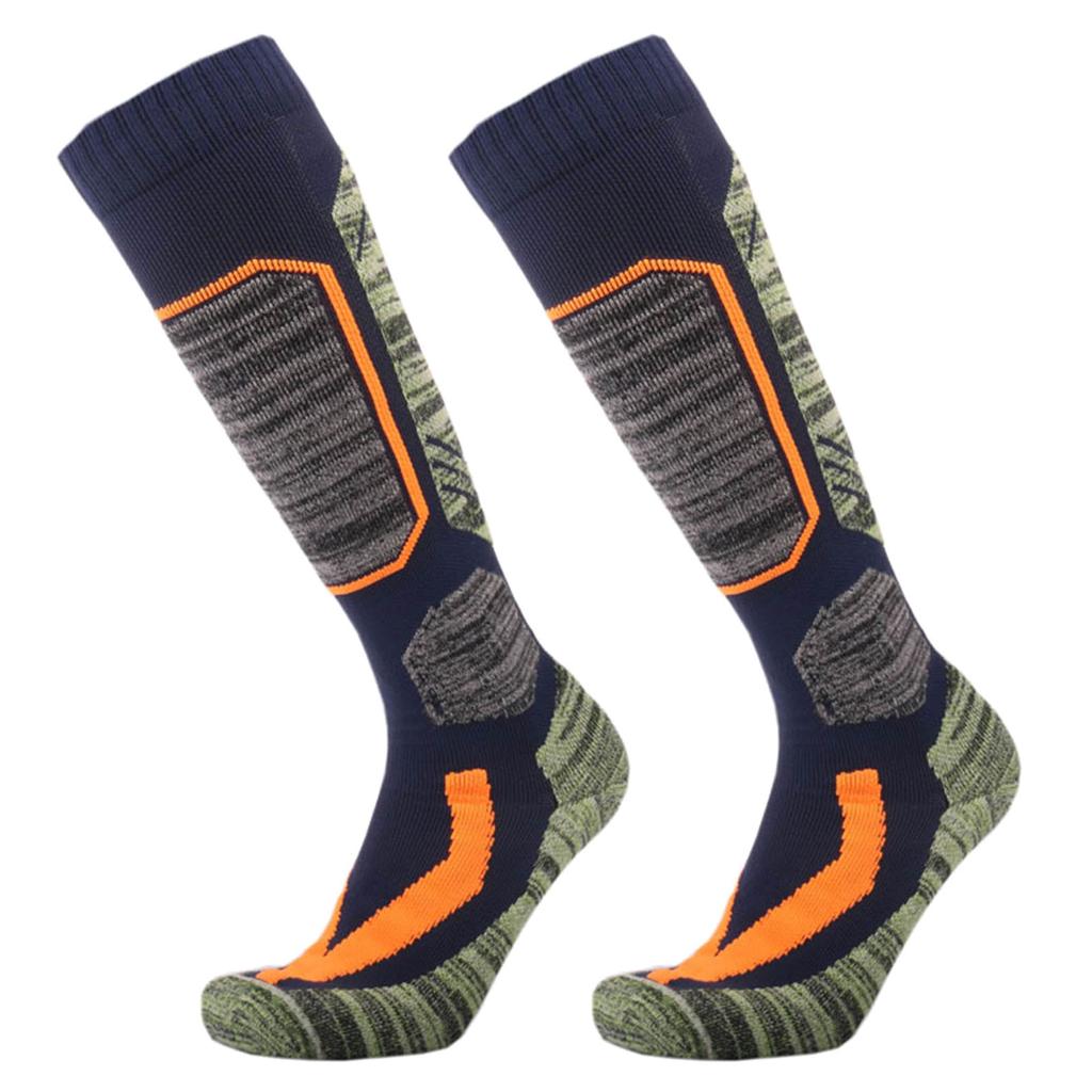 1 Pair Men Women Cotton Ski Socks Cold Weather Socks for Snowboarding Warm Socks