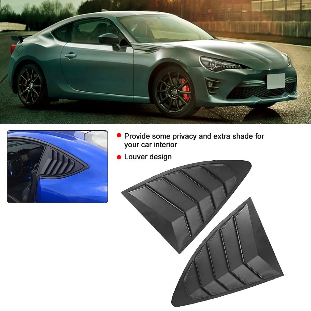 2pcs Rear Window Louvers Spoiler Panel Fit for Toyota 86 GT86 2013 2019