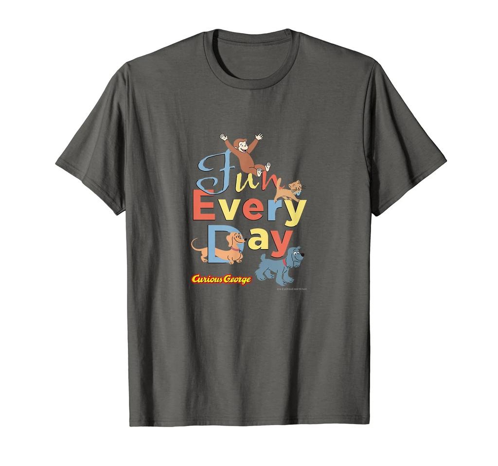 T-shirt Divertimento Ogni Giorno con Curious George_