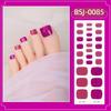 Teennagelstickers Semi-uitgeharde Gel Teennagellak Strips Pedicure Nagels Stickers