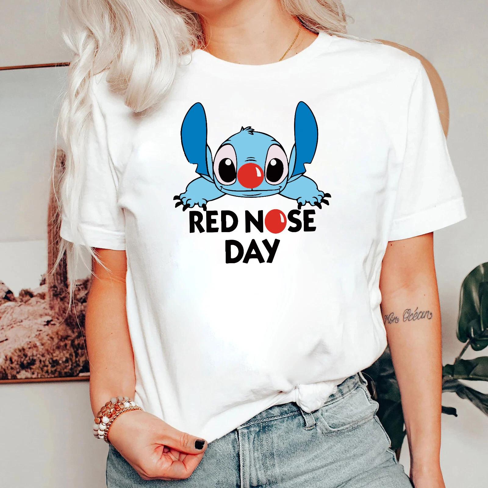 Custom printed tshirt uk ,2025 Red nose day kids comic t-shirt , Half Stitch S