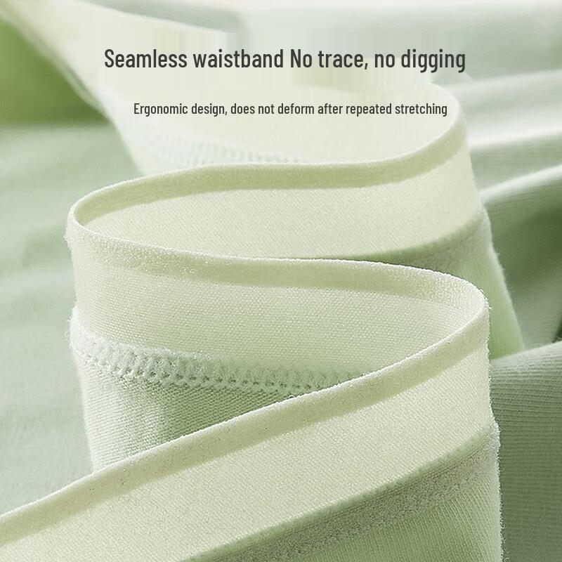 LANSWE Women's Cotton Antibacterial Mid-Waist Briefs (Multi-Pack)