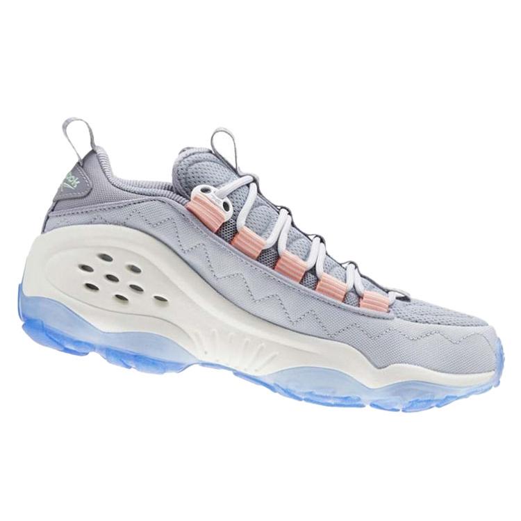 Reebok Dmx Run 10 Non Slip Wear Resistant Sports Gray Blue Women's CN5386