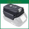 Makita 18v Lithium Ion Battery Power Adapter With Led Light Dual Usb Charger For Power Tools