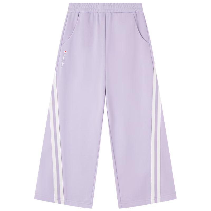 Champion Kids' Embroidered Striped Wide-Leg Sport Pants