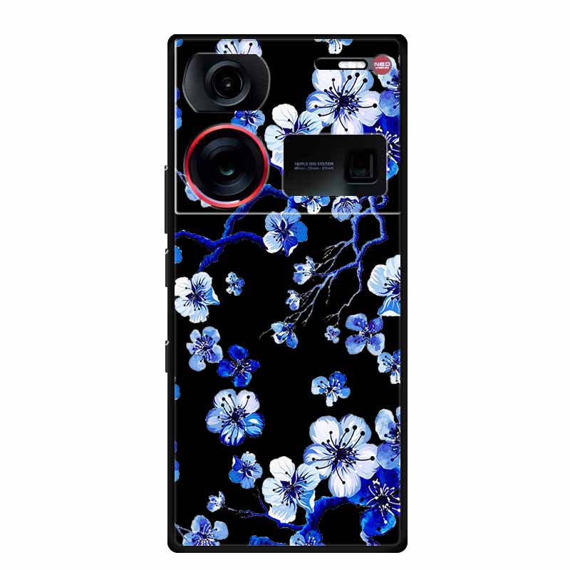 6.8" For ZTE Nubia Z60 Ultra Case Shockproof Black Silicone Soft Phone Case For ZTE Nubia Z60 Ultra Back Cover Case Cute Cartoon