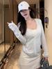 Women's Striped Zip-Up Hooded Cardigan - Long Sleeve Casual Autumn Top
