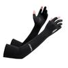 Sunscreen Ice Silk Sleeve Men and Women's Spring and Summer Gloves UV Arm Protection Ice Sleeves Driving Thin Two Finger Sleeve