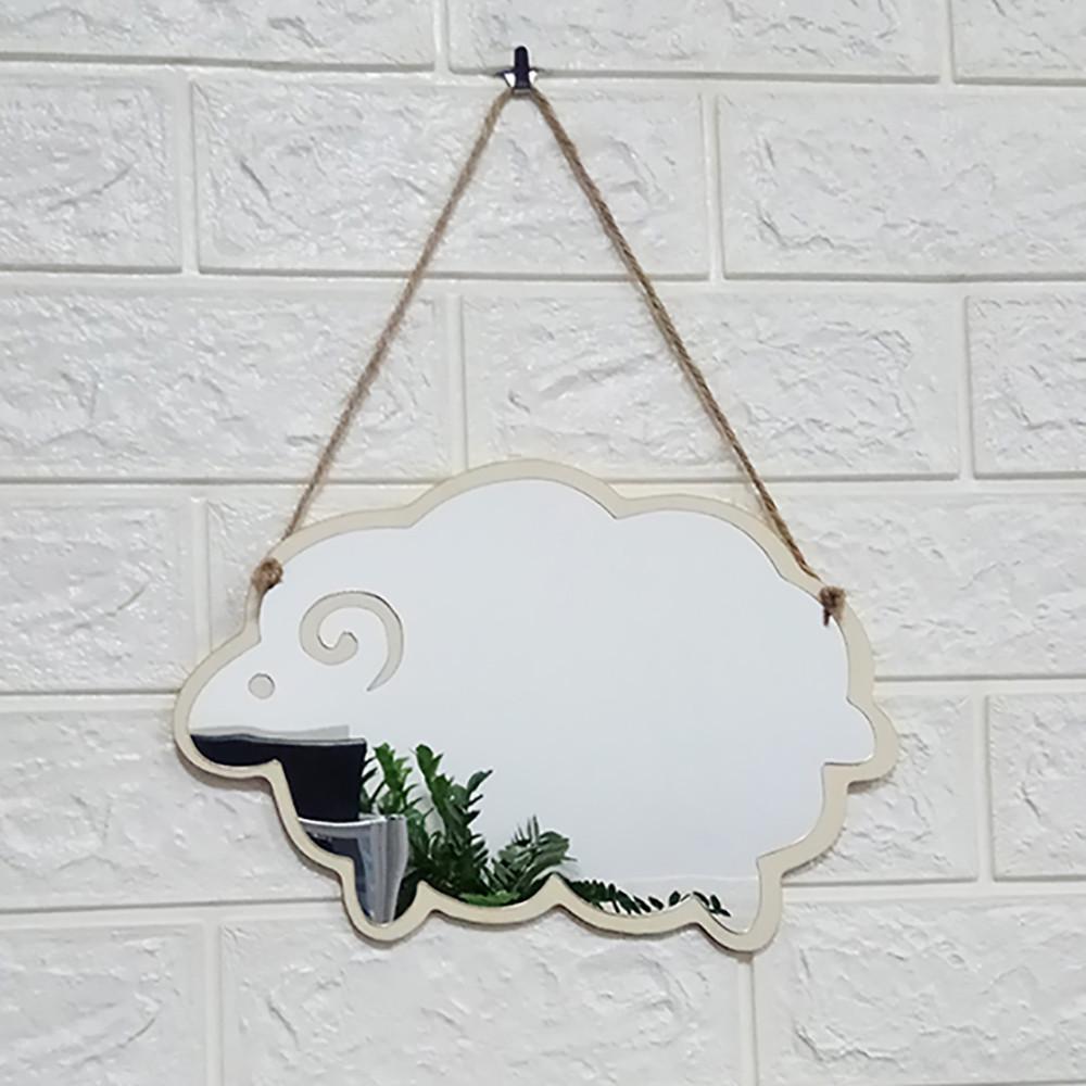  Holz Acryl Spiegel Cartoon Wand Kamera Requisiten Wand Dekoration