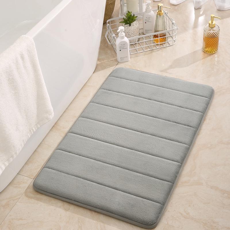 Thick Memory Foam Absorbent Non-Slip Doormat for Kitchen & Bathroom
