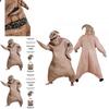 Disguise Adult Oogie Boogie Cosplay Outfit With Mask For Kids And Adults