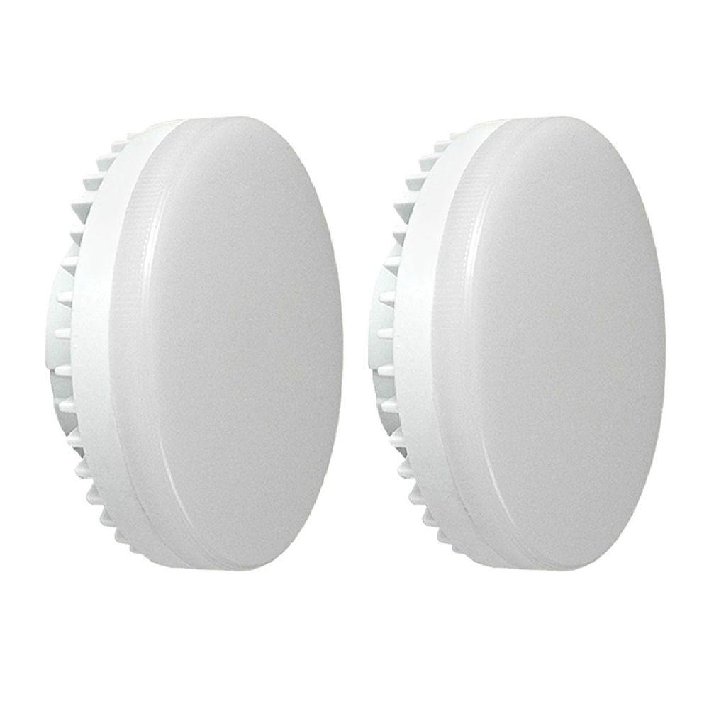 

2 Pack GX53 LED Light Bulbs 4000K Neutral White Recessed Spotlight Exhibition Showcase