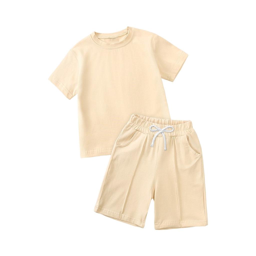 Boys' Short Sleeve & Shorts Set - Kids 2-Piece Summer Outfit