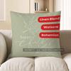 Home Decor Peony and Pumpkin Floral Pillow for Home Decor Pattern Cushion Cover Suitable for Sofa Bedroom Car Pillow Cover