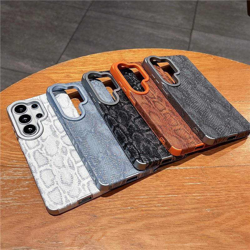 Premium Snakeskin Pattern Samsung S11Ultra/11Ultra Magnetic Phone Case S11Ultra Protective Case