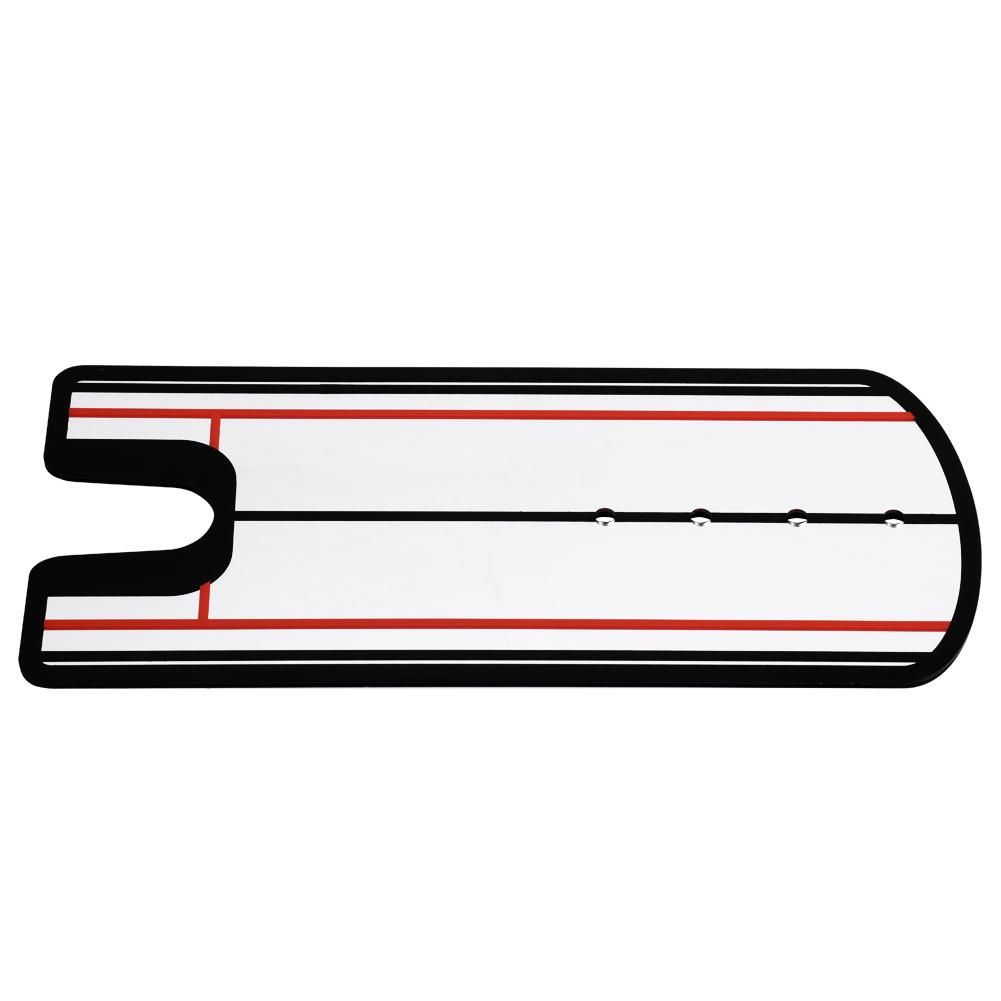 Golf Putting Training Aid Alignment Mirror Rail Practice Putting Corrector