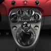 Geeignet für 12-15 Fiat 500 Auto Innenraum Modifikation Kohlefaser Manuelle Klimaanlagensteuerung Dekorative Aufkleber