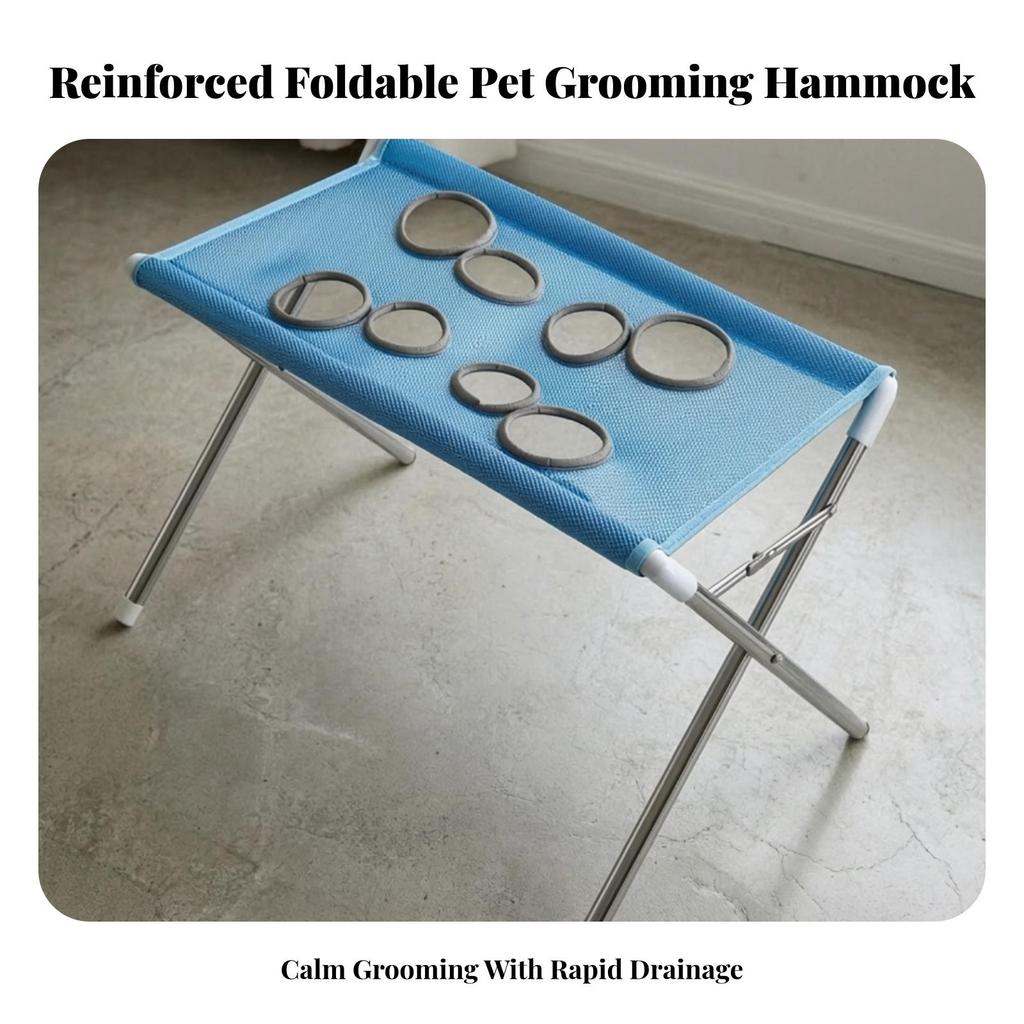 Grooming Sling with Stand Portable Pet Breathable