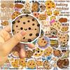 50 Cartoon Cookies Doodle Stickers Decorate Guitar Notebook Suitcase DIY Waterproof