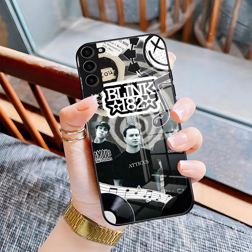 

Fashion Blink 182 Phone Case For Samsung A25 A13 A33 5G A54 A36 A35 A56 A52 A14 Shockproof Glass Cover Samsung A22 5G