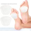 6Pairs Anti Blisters Insoles Anti Chafing Fabric Forefoot Protectors Adhesive Shoe Cushion Pad For Women High Heel