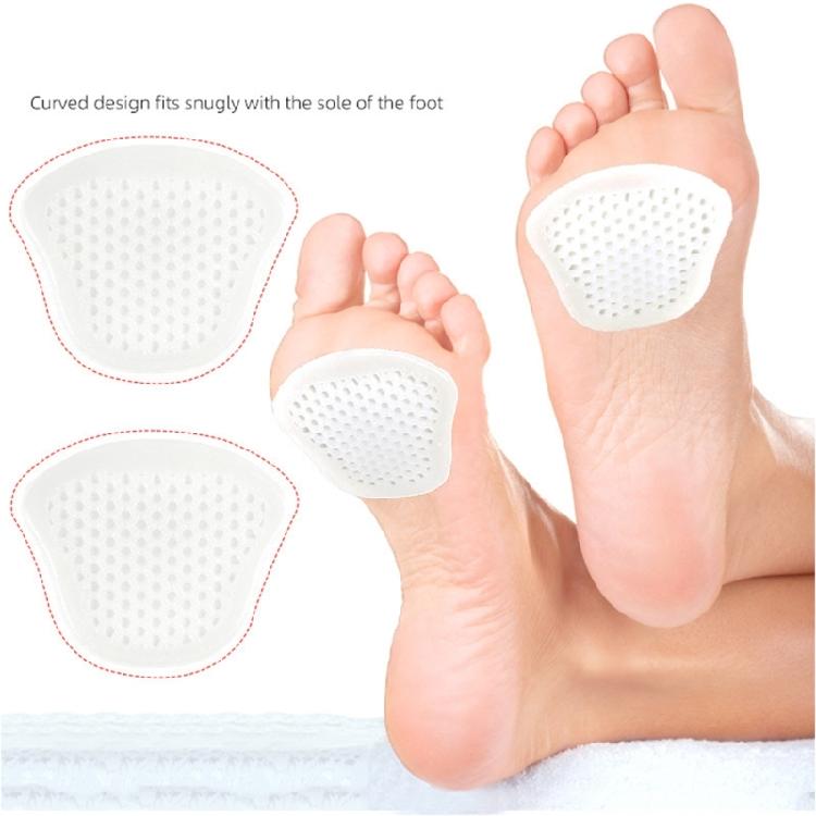 6Pairs Anti Blisters Insoles Anti Chafing Fabric Forefoot Protectors Adhesive Shoe Cushion Pad For Women High Heel