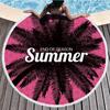 Tropic Plant Hawaii Coconut Tree Summer Beach Towel For Adult Kids Comfortable Soft Microfiber Round Shower Bath Towels