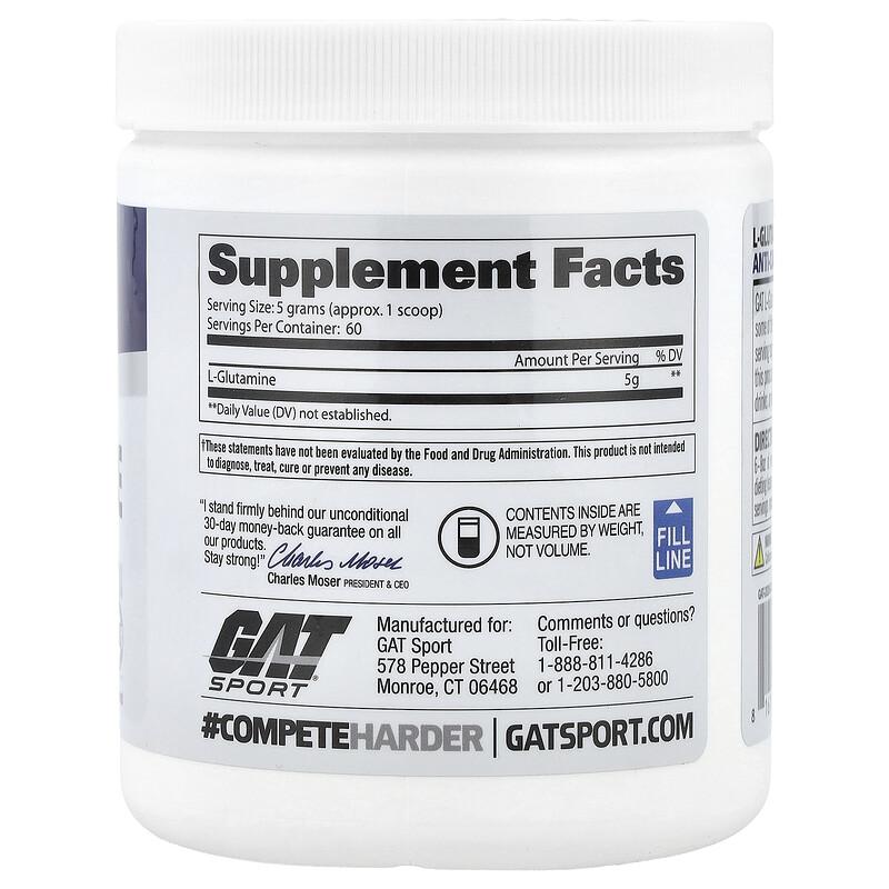 L-Glutamine, Unflavored, 10.58 Oz (300 G)