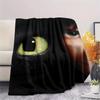How to Train Your Dragon pattern Flannel Blanket, High quality Comfortable for All Seasons, Home Decor, Warmth and Comfort, Perfect for Gifts.