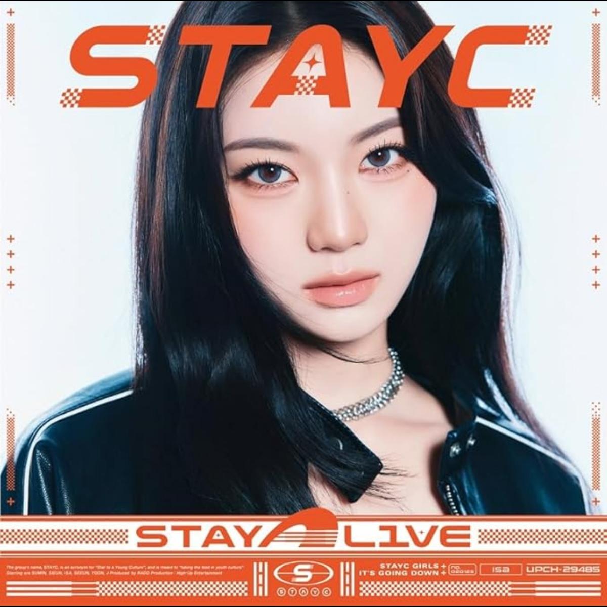 

ПОПЕРЕДНЄ ЗАМОВЛЕННЯ STAYC Японія 1-й Альбом STAY ALIVE Усі версії. CD СТАНДАРТНЕ ОБМЕЖЕНЕ СОЛО SOLO / ISA ver.