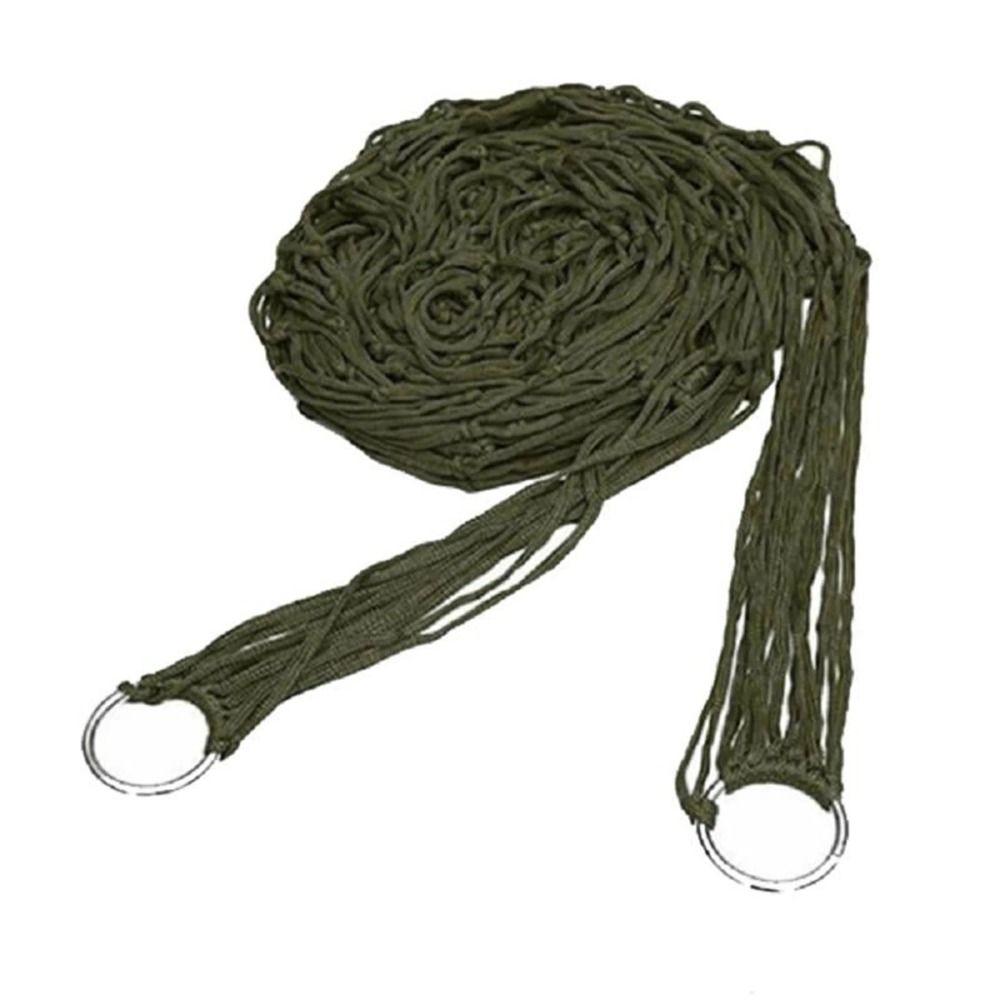 Folding Camping Hammock Portable Camping Rope Bed Hanging Hammock Outdoor Sleeping Bed  Travel