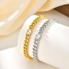 Wind Exquisite Women'S Stainless Steel Multi-Style Double-Layer Chain Bracelet Stackable Jewelry Br-2522
