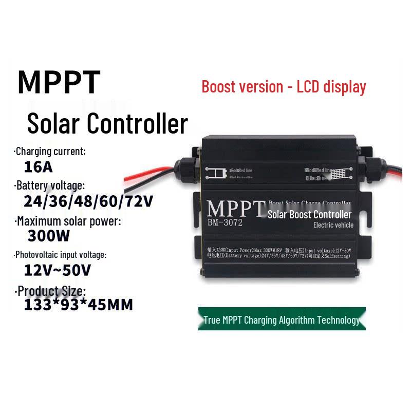 

Adjustable Voltage Boost MPPT Solar Controller for 24-88V Photovoltaic EV, Lead-Acid, and Lithium Battery Charging