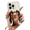 Fun Funny Abstract Horse Applicable To Apple 17Promax Mobile Phone Case IP16/15/14 Transparent 13 Space Case 12