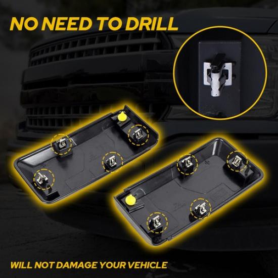 For 2018- Ford F150 Front Bumper End Cover Lower Ert Grille Trim Panel