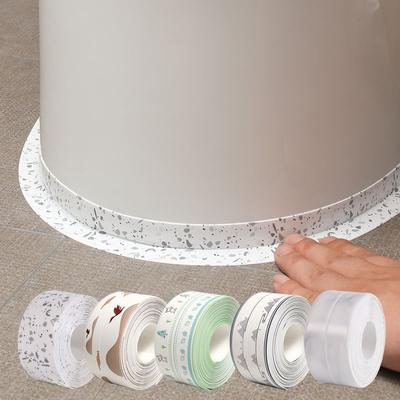 Shower Bath Sealing Tape PVC Waterproof Toilet Caulk Tape Moldproof Self Adhesive Tape Kitchen Bathroom Sink Corner Wall Sticker