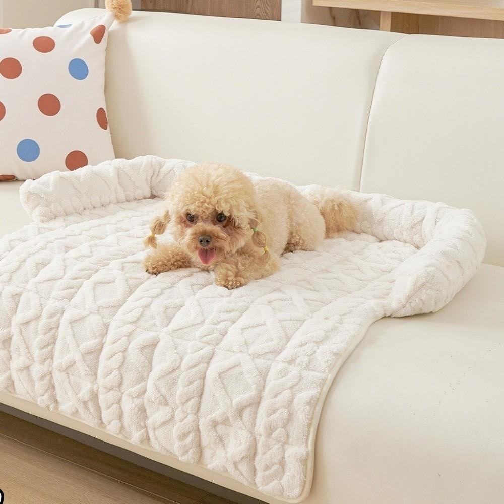 Scratch Resistant Pet Sofa Bed Non-Slip Cat Bed Mat Skin Friendly Warm Pet Mattress Indoor