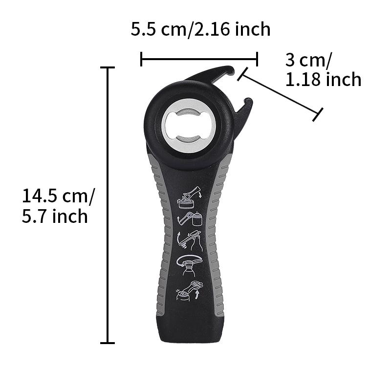 Canning Lids Easy Opener 5 in 1 Plastic Bottle Opener Tool Multifunction Can Opener For Seniors